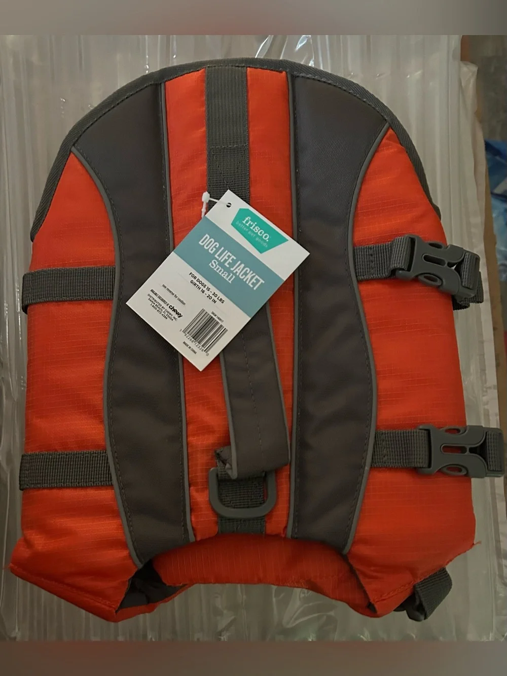 Small Dog Life Jacket in Orange